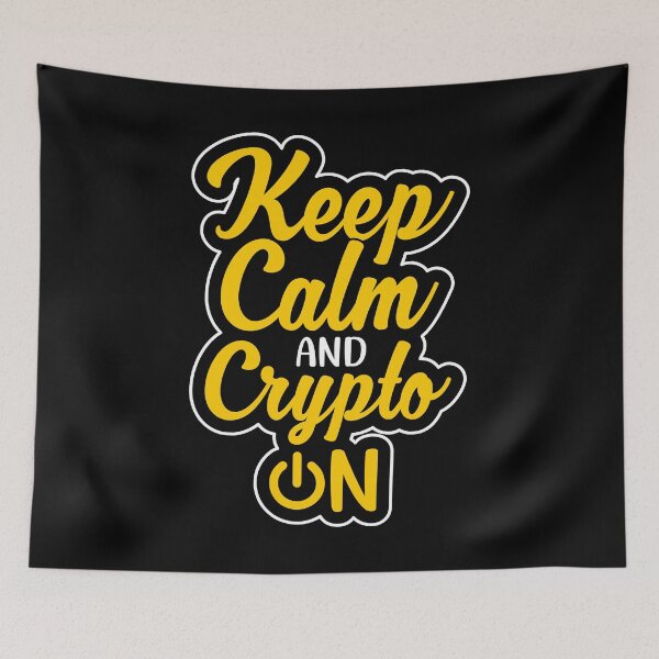 Item preview, Keep Calm And Crypto ON designed and sold by AYOUCHKA.