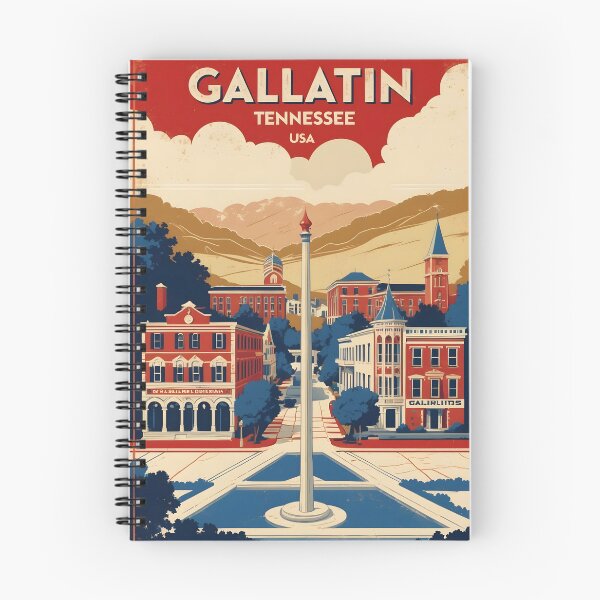 Item preview, Gallatin Tennessee 1950s USA Vintage Travel Tourism designed and sold by TravelersGems.
