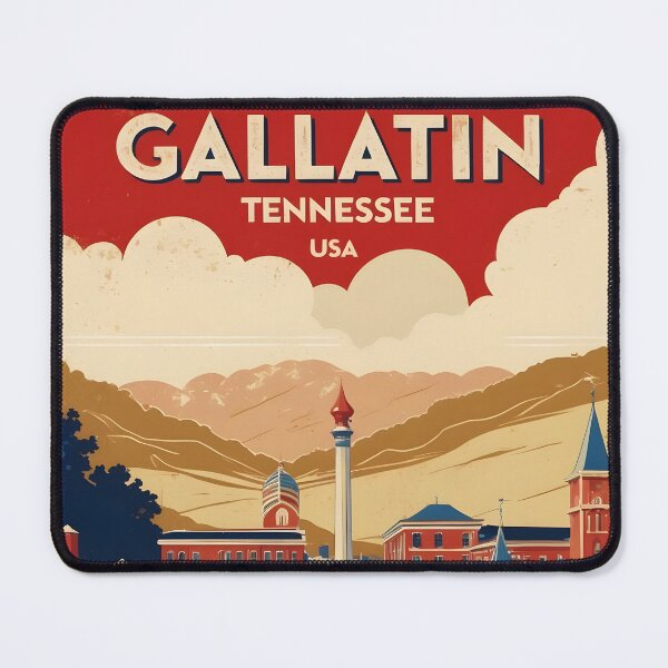 Item preview, Gallatin Tennessee 1950s USA Vintage Travel Tourism designed and sold by TravelersGems.