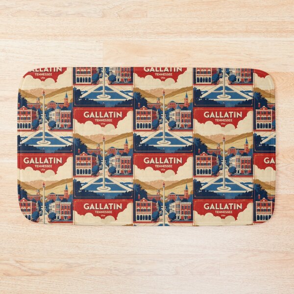 Item preview, Gallatin Tennessee 1950s USA Vintage Travel Tourism designed and sold by TravelersGems.