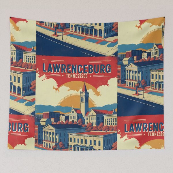 Item preview, Lawrenceburg Tennessee 1950s USA Vintage Travel Tourism designed and sold by TravelersGems.