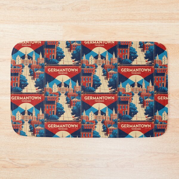 Item preview, Germantown Tennessee 1950s USA Vintage Travel Tourism designed and sold by TravelersGems.