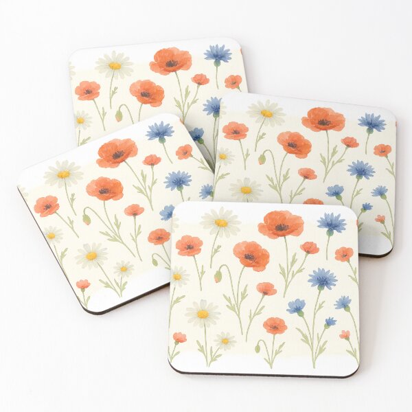 Item preview, Wildflower Watercolor Meadow Set designed and sold by SassyArtistry.