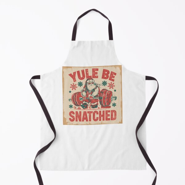 Item preview, Yule be Snatched funny CrossFit Santa graphic Christmas designed and sold by MoGhoine.