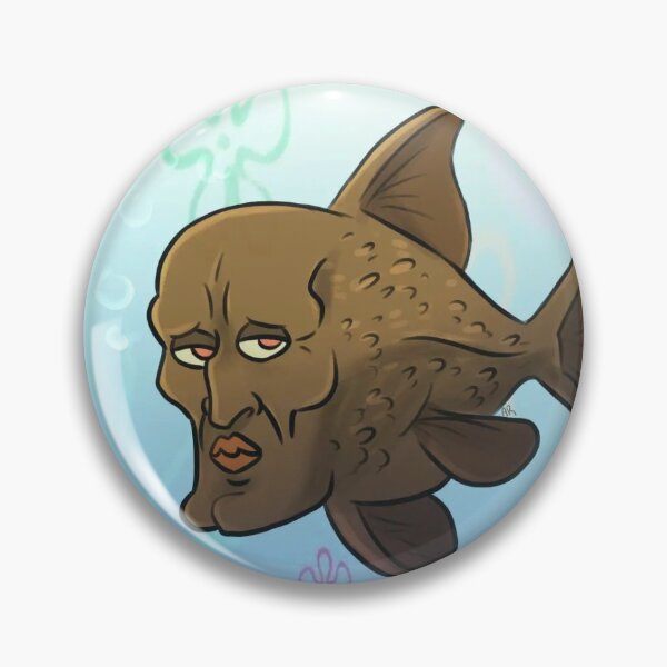 Item preview, Handsome Squidward Fish designed and sold by Creative Paws by Kat.