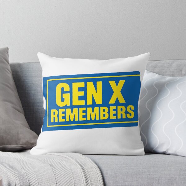 Aperçu de l'œuvre La génération X se souvient – T-shirt rétro nostalgique pour les vrais nostalgiques des années 80 et 90 créée et vendue par mr. pinks Imaginairium.