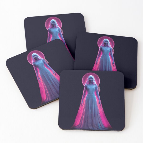 Item preview, Mother of Code — Cyberpunk AI Goddess | CODE IS SACRED T-Shirt designed and sold by STITCHDROID.
