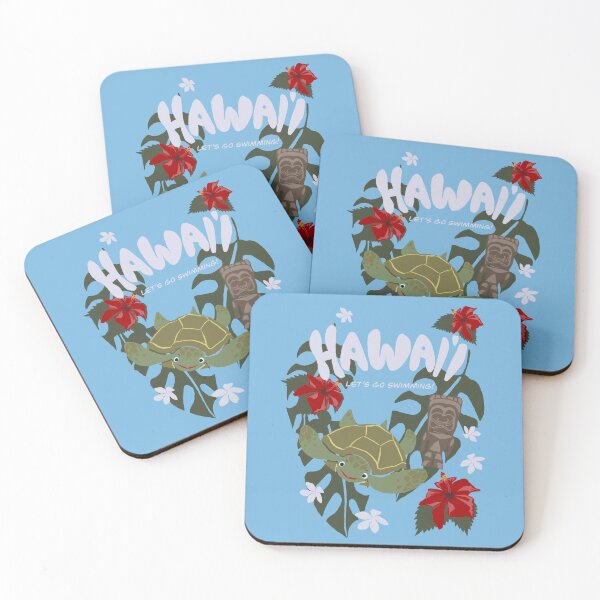 Item preview, Cute Cartoon Hawaiian Sea Turtle  designed and sold by Stable-Camp-Rd.