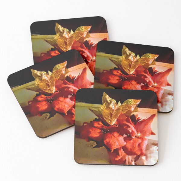 Item preview, Red poinssettia designed and sold by Artqween .