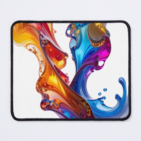 Item preview, Flowing Glass Motion – Vivid Abstract Energy designed and sold by NizuCaCi.
