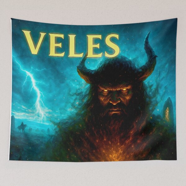 Item preview, Veles — Slavic God of Storms and Chaos | Cinematic Mythic Fantasy Art by YKYPEH designed and sold by YKYPEH-Studios.