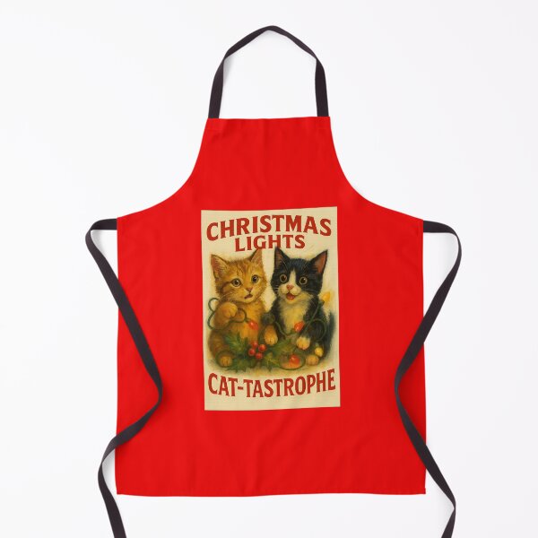 Item preview, CHRISTMAS LIGHTS CAT-TASTROPHE designed and sold by TheJoyfulPen.