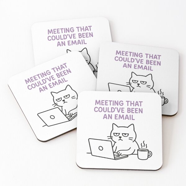 Item preview, meeting that could've been an email designed and sold by meesara.