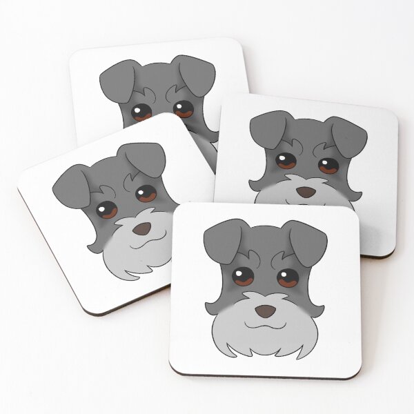 Item preview, Dark Grey Schnauzer Light Grey Snout designed and sold by OliRoseArt.