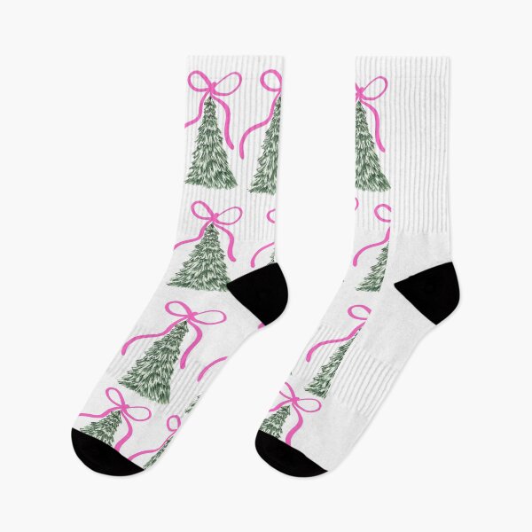 Item preview, Christmas tree with pink bows.  designed and sold by ninjapineapple.