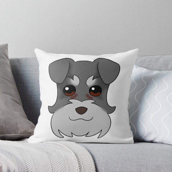Item preview, Dark Grey Schnauzer Light Grey Snout Brows Tear Stains designed and sold by OliRoseArt.