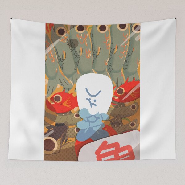 Item preview, Stylized Fish Market Chaos designed and sold by Dahmadlo.