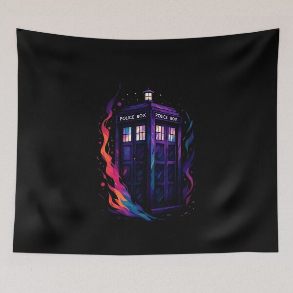 Item preview, Neon TARDIS designed and sold by SYYmas.