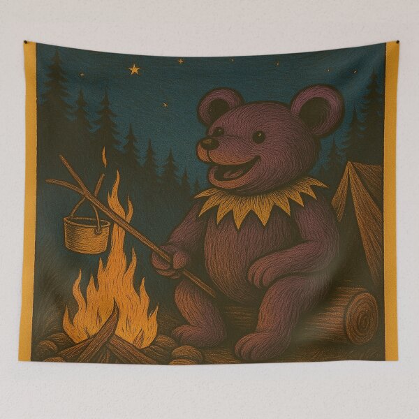 Item preview, Camping Bear designed and sold by AlBinda.