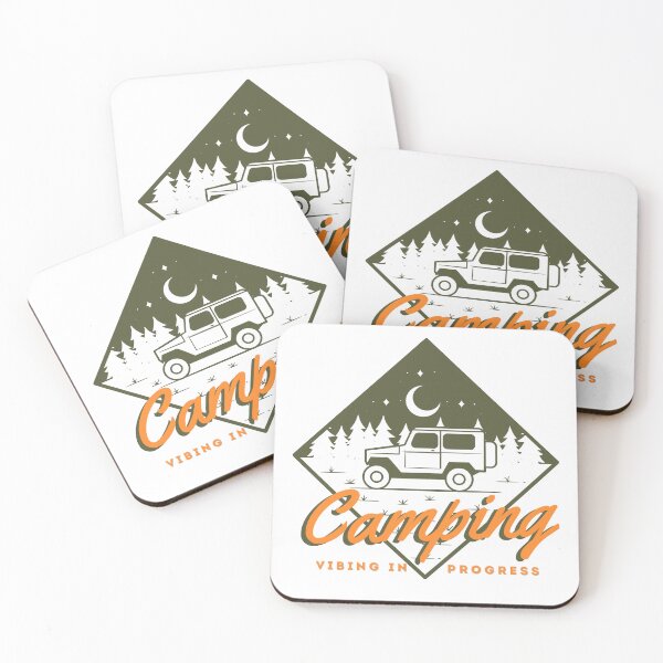 Item preview, Camping Vibing in Progress designed and sold by The Vibed Soul.