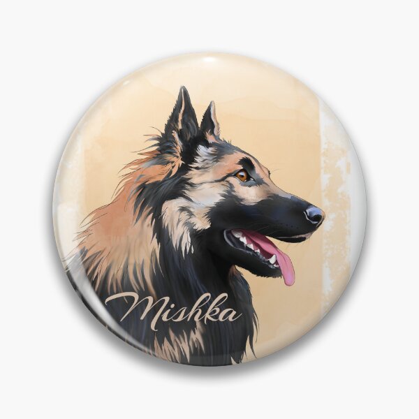 Item preview, Belgian Tervuren Mishka dog portrait designed and sold by JackieCorrado.