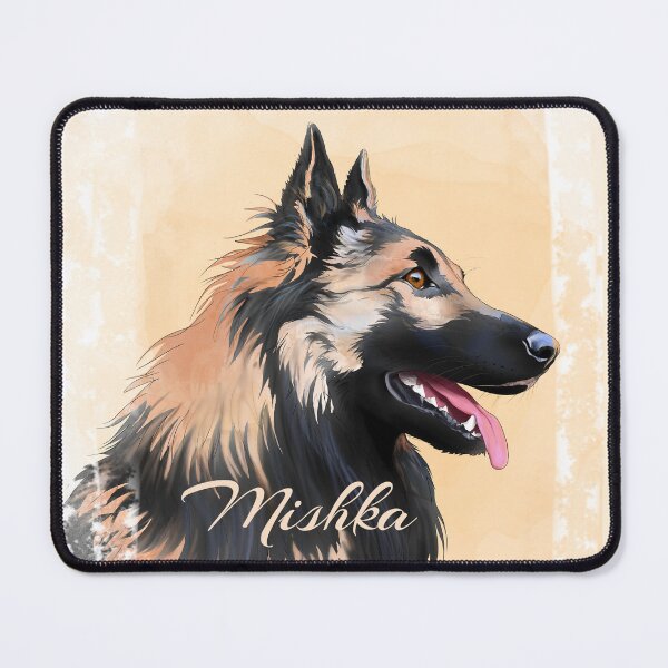 Item preview, Belgian Tervuren Mishka dog portrait designed and sold by JackieCorrado.