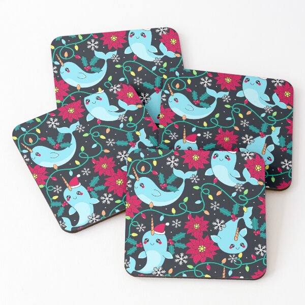 Item preview, Christmas Narwhals designed and sold by robyriker.