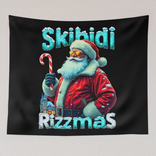 Item preview,   Skibidi rizzmas cool santa merry christmas 2025 designed and sold by VividDripCo.