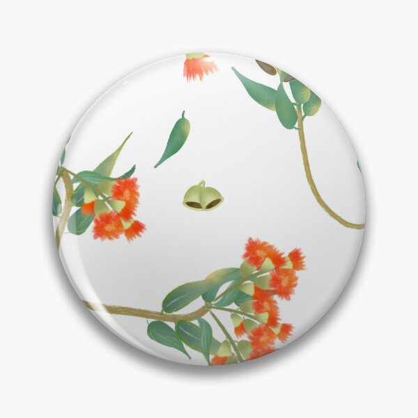 Item preview, Floral Australian Native Red Gum  designed and sold by TheColorBliss.