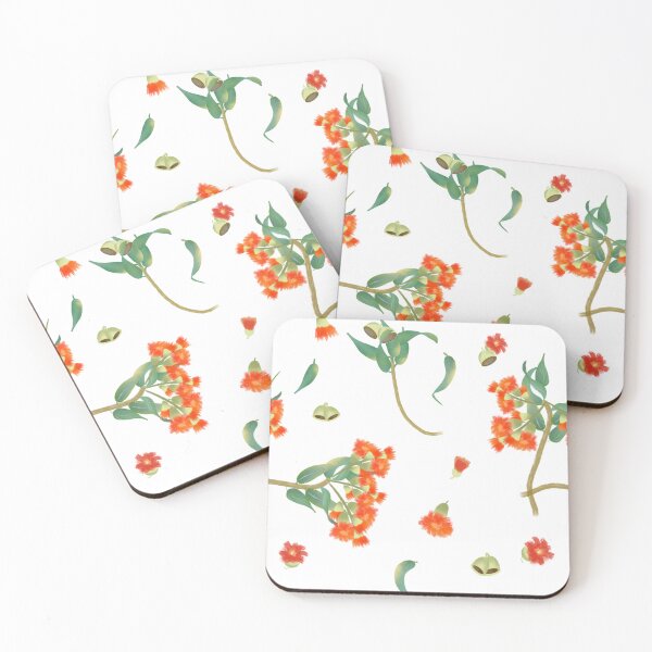Item preview, Floral Australian Native Red Gum  designed and sold by TheColorBliss.