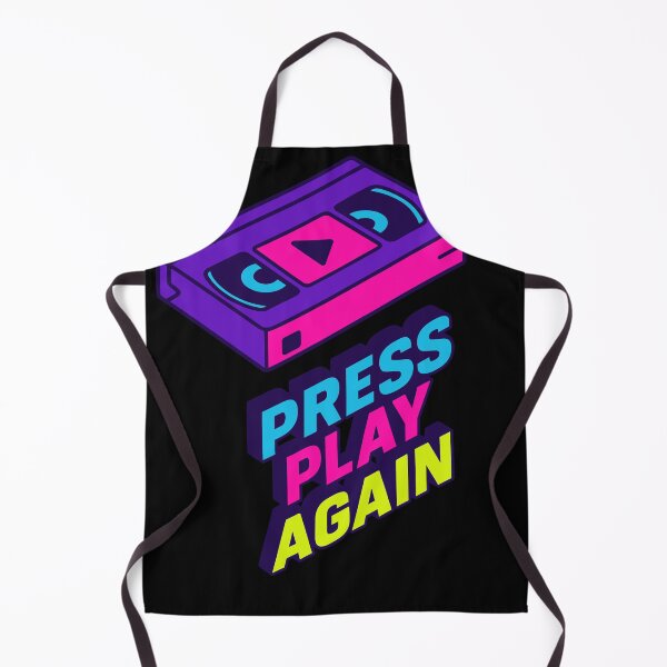 Item preview, Press Play Again — Neon Retro Sound Design designed and sold by DSGIN4YOU.