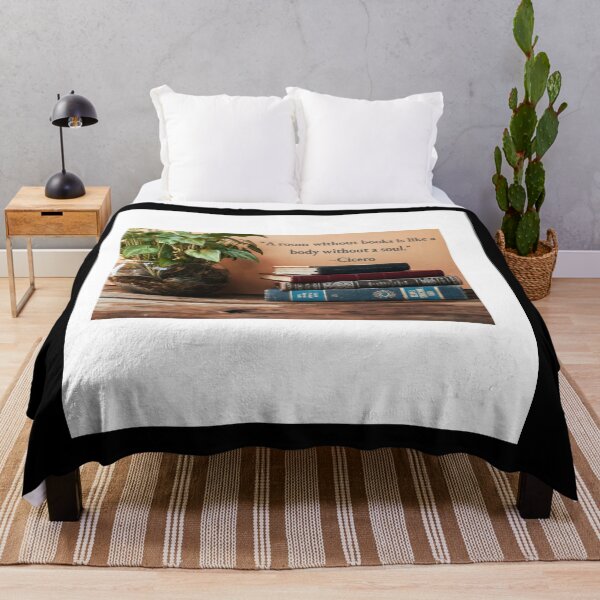 Item preview, "A room without books is like a body without a soul" designed and sold by Planet Agora.
