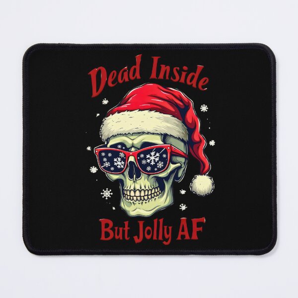 Item preview, Dead inside but jolly af merry christmas 2025 designed and sold by VividDripCo.