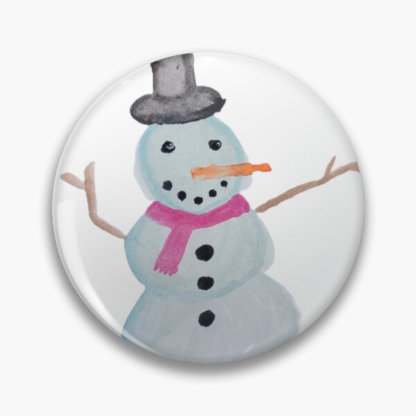 Item preview, Watercolor Snowman designed and sold by nickiibird.