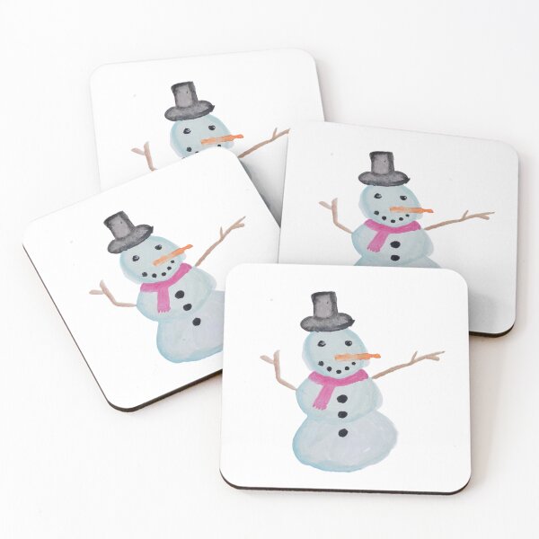 Item preview, Watercolor Snowman designed and sold by nickiibird.