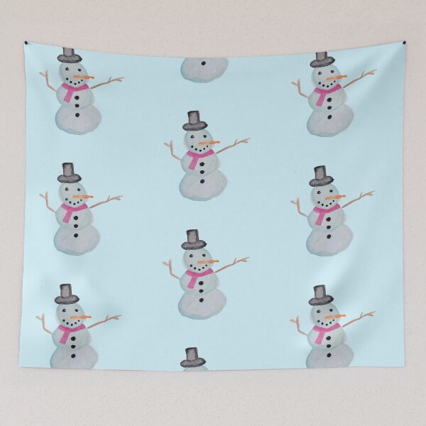 Item preview, Watercolor Snowman designed and sold by nickiibird.