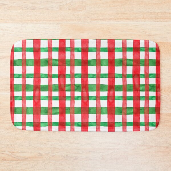 Item preview, Festive Red and Green Plaid Throw Blanket – Cozy Holiday Pattern designed and sold by FestivityFinds.