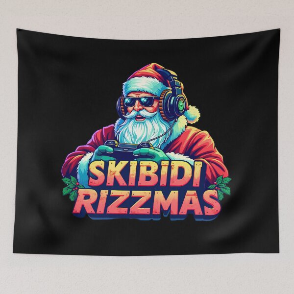 Item preview,  Skibidi rizzmas gaming santa merry christmas 2025 designed and sold by VividDripCo.