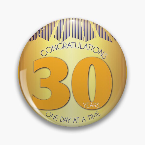 Item preview, 30 Year Golden Ray One Day At A Time Anniversary designed and sold by ApexDesigners.
