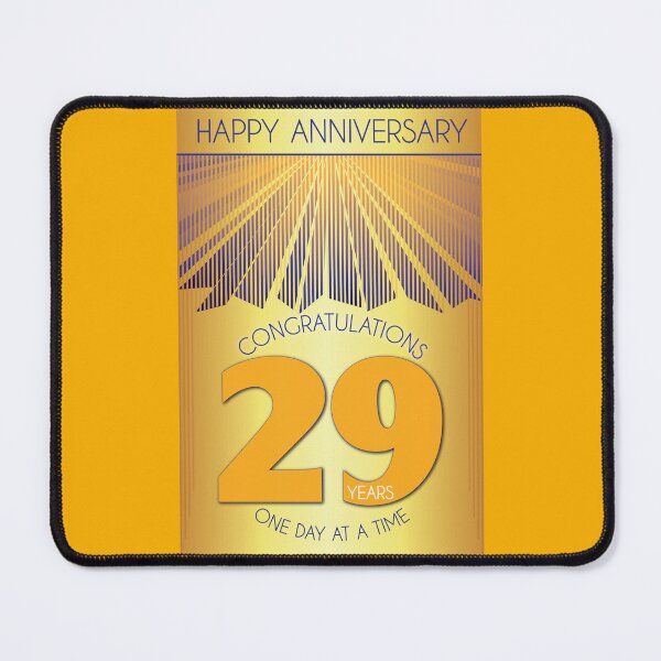 Item preview, 29 Year Golden Ray One Day At A Time Anniversary designed and sold by ApexDesigners.
