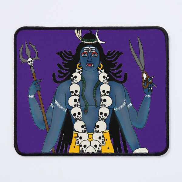 Item preview, Kaal Bhairav – Fierce Protector Deity Artwork designed and sold by Harshit_Digital_Arts.