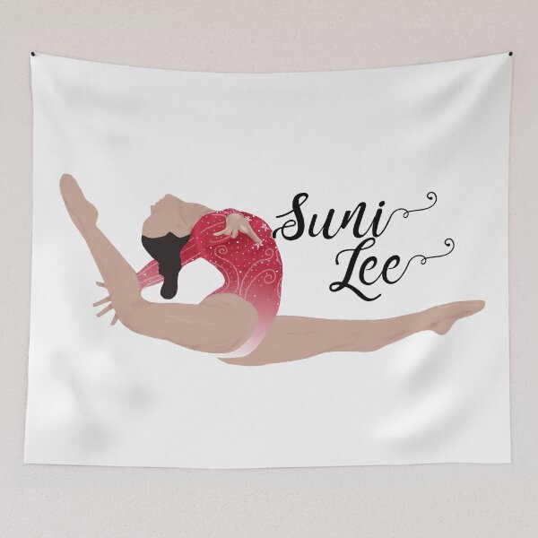 Item preview, Suni Lee (Sunisa Lee) Patriotic Leo with name -  Gymnastics Art designed and sold by Cherries4.
