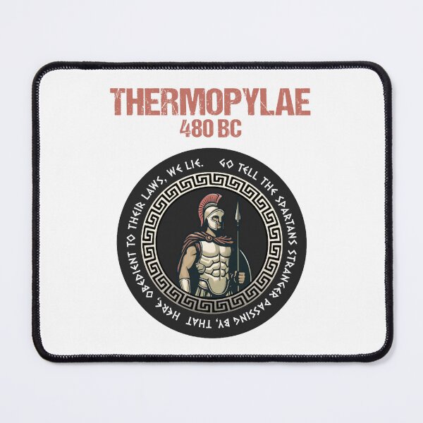 Item preview, Battle of Thermopylae Epitaph Spartan Hoplite designed and sold by autumnsten.