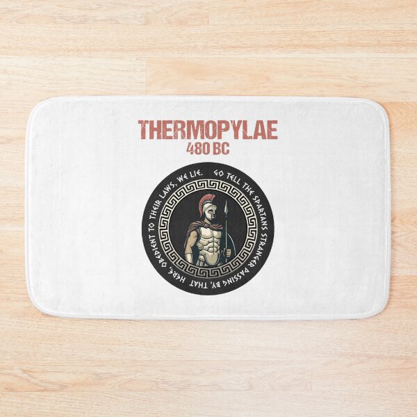 Item preview, Battle of Thermopylae Epitaph Spartan Hoplite designed and sold by autumnsten.