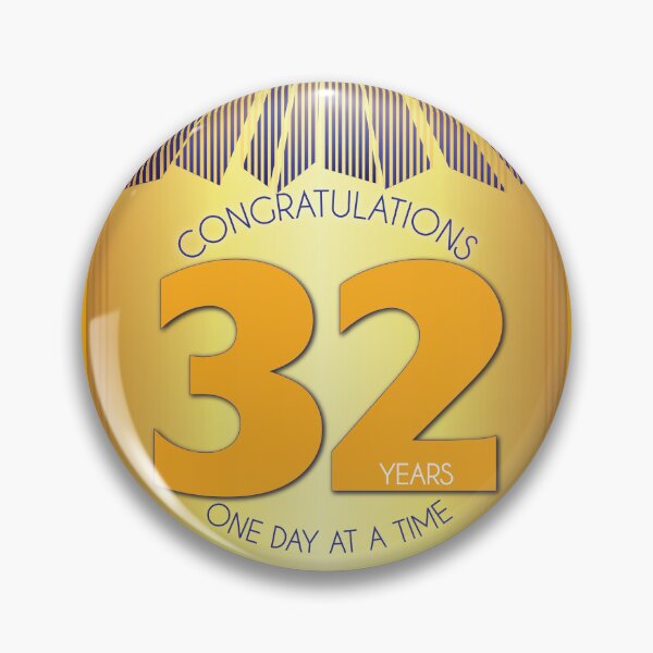 Item preview, 32 Year Golden Ray One Day At A Time Anniversary designed and sold by ApexDesigners.