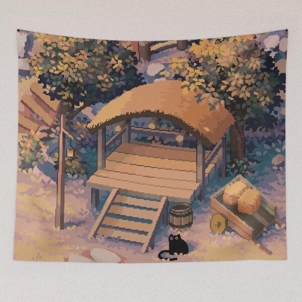 Item preview, Pixel Cat In the Evening designed and sold by PixelMaw Store.