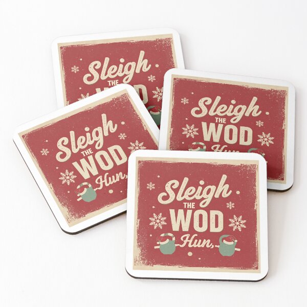 Item preview, Sleigh the WOD - Christmas CrossFit Graphic designed and sold by MoGhoine.