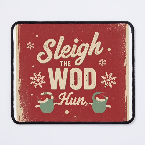 Item preview, Sleigh the WOD - Christmas CrossFit Graphic designed and sold by MoGhoine.