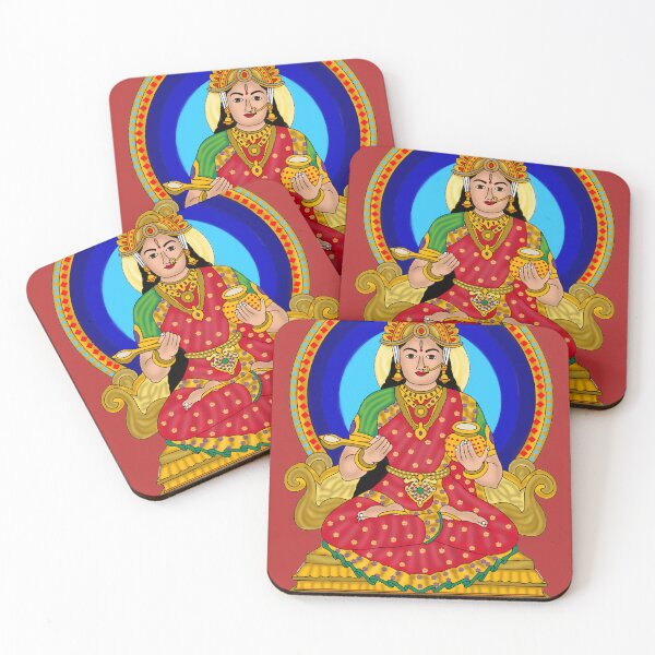 Item preview, Goddess Annapurna – Devi of Food & Prosperity Art designed and sold by Harshit_Digital_Arts.
