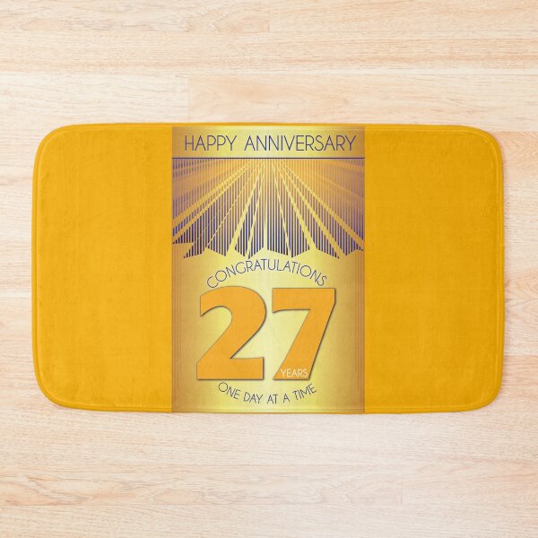 Item preview, 27 Year Golden Ray One Day At A Time Anniversary designed and sold by ApexDesigners.